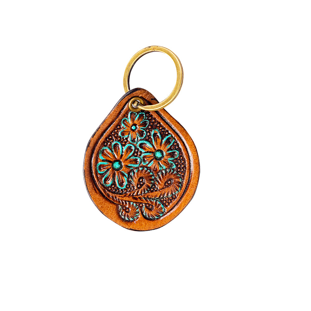Terrianna Hand-tooled Key Fob - Myra USA