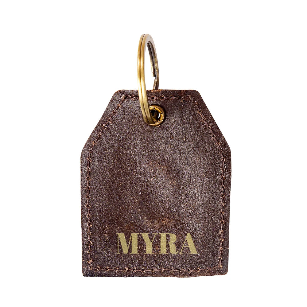 Rising Blooms Hand-tooled Key Fob - Myra USA