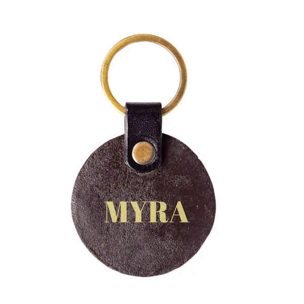 Trail Horse Hand-tooled Key Fob - Myra USA