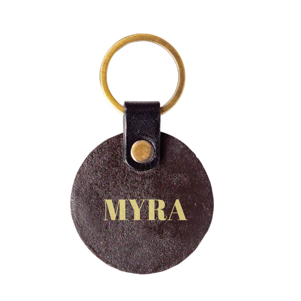 Trail Horse Hand-tooled Key Fob - Myra USA