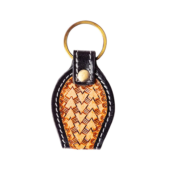 Pines Hand-tooled Key Fob