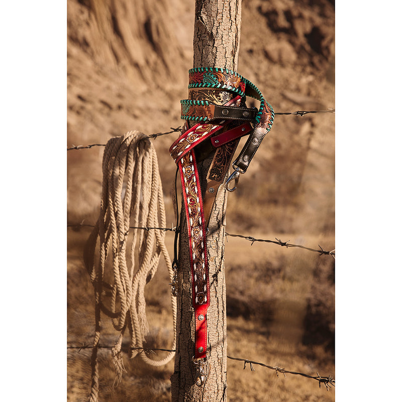 Timmson Trail Hand-tooled Leather Strap