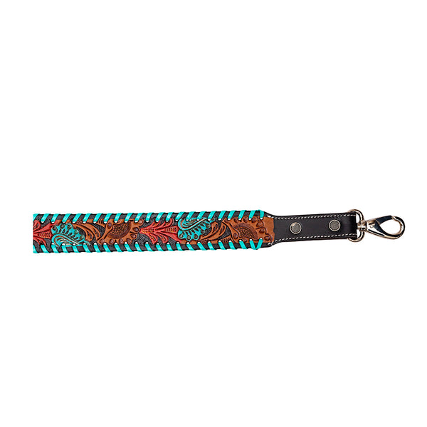 Raintree Gorge Hand-tooled Leather Strap - Myra USA