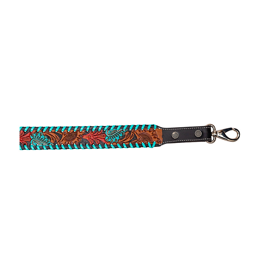 Raintree Gorge Hand-tooled Leather Strap - Myra USA