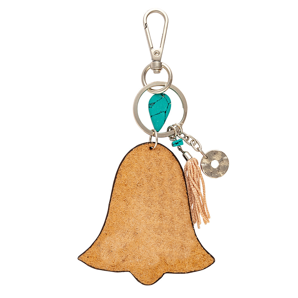 Monikka Bell Hand-tooled Key Fob & Bag Charm - Myra USA