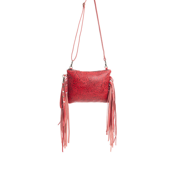 Fennington Leather Bag in Red