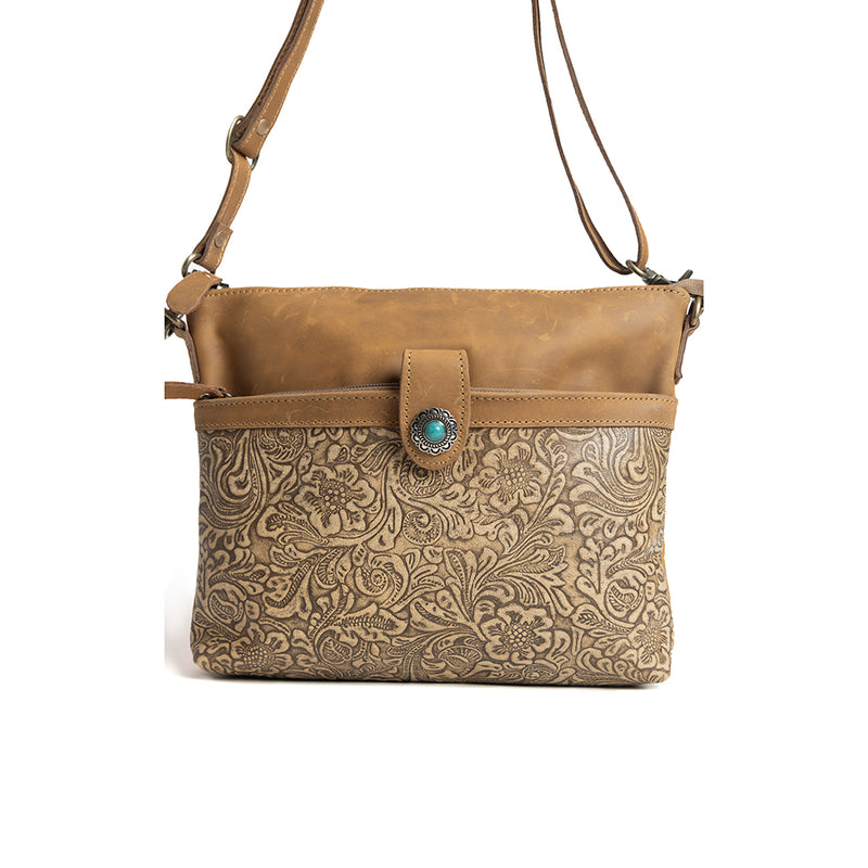 Fennington Leather Bag in Caramel