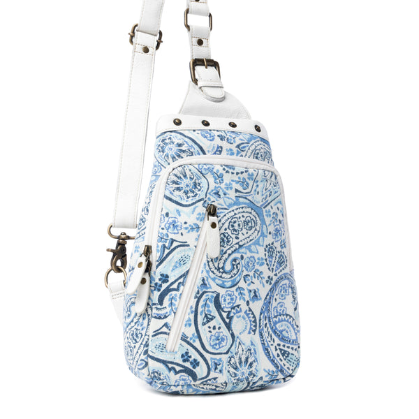My Shade of Blue Sling Bag - Myra USA