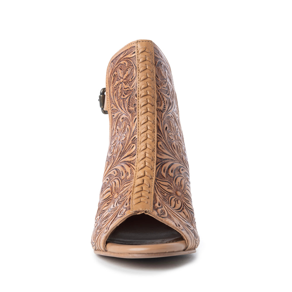 Monika Boot In Hand-tooled Leather - Myra USA