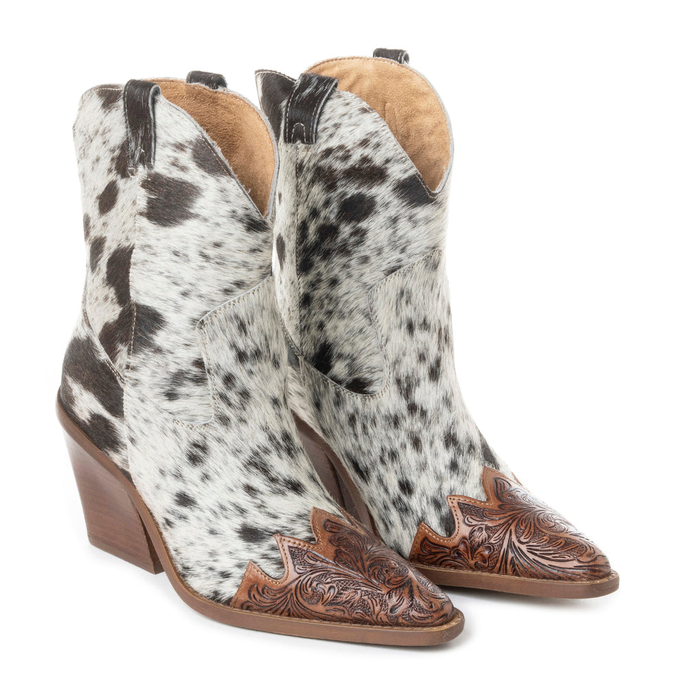 Flossie Hair-On Hide Boots - Myra USA