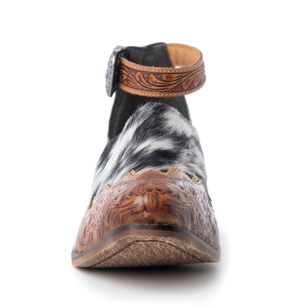 Zora Canyon Hair-On Hide Mules - Myra USA