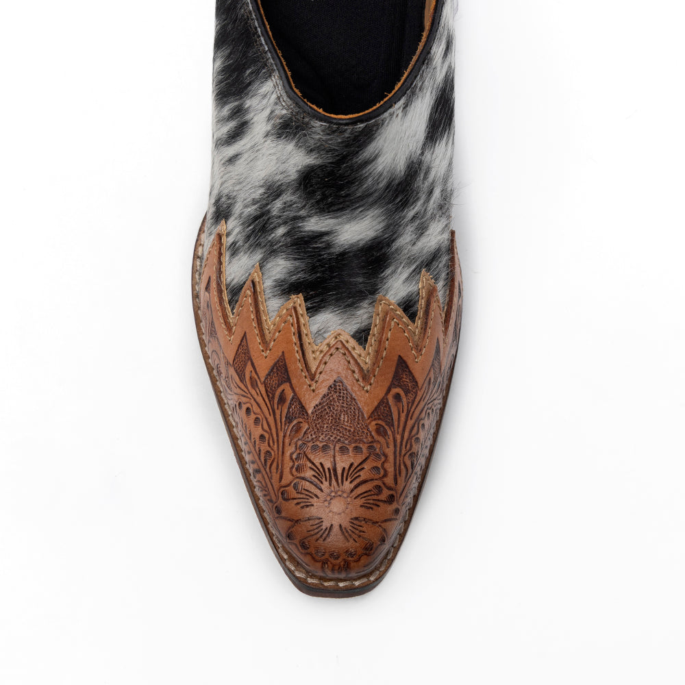 Zora Canyon Hair-On Hide Mules - Myra USA