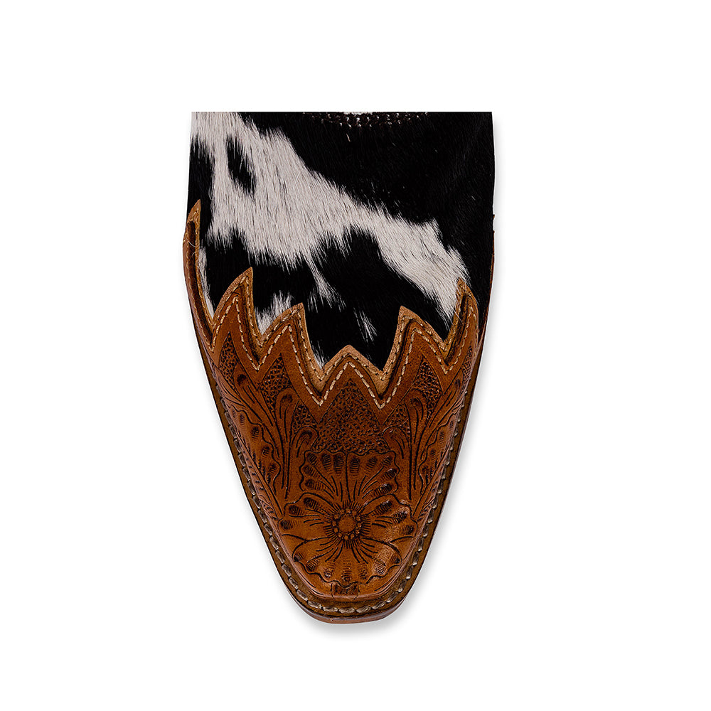 Zora Canyon Hair-On Hide Mules - Myra USA