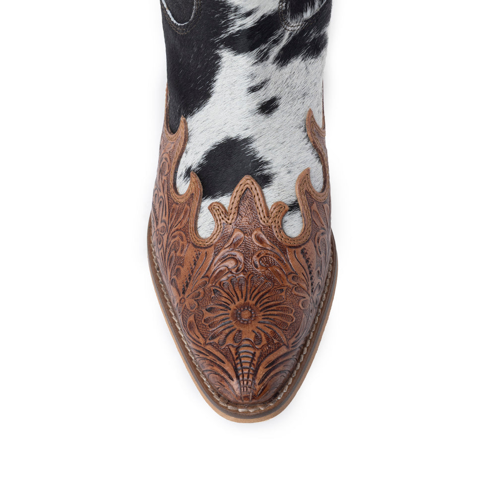 Adelaide Hair-On High Top Boots - Myra USA