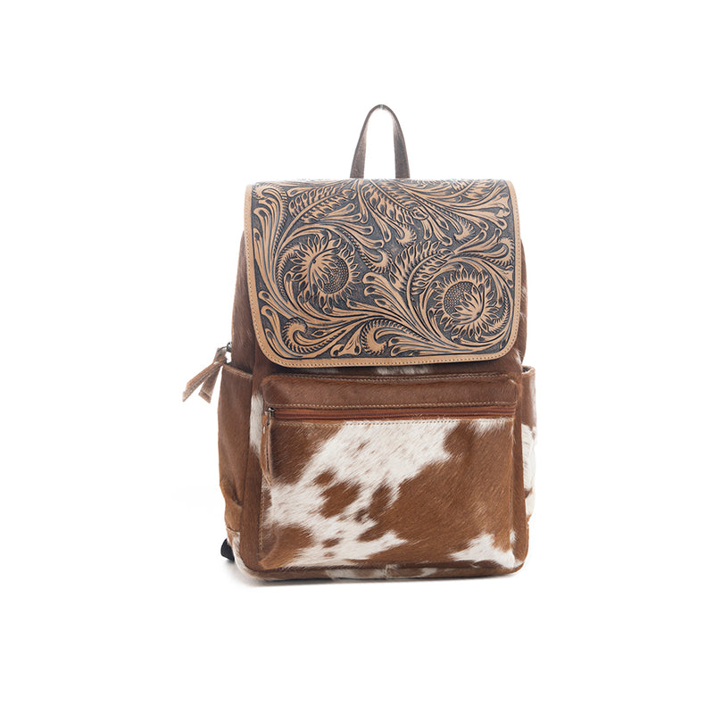 Hillside Creek Hand-Tooled Bag