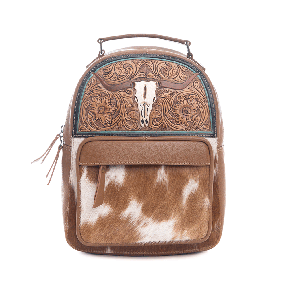 Myra Hand-tooled backpack NWOT Myra Tropey Hand Tooled Backpack – West 20 Saddle Co main image 4