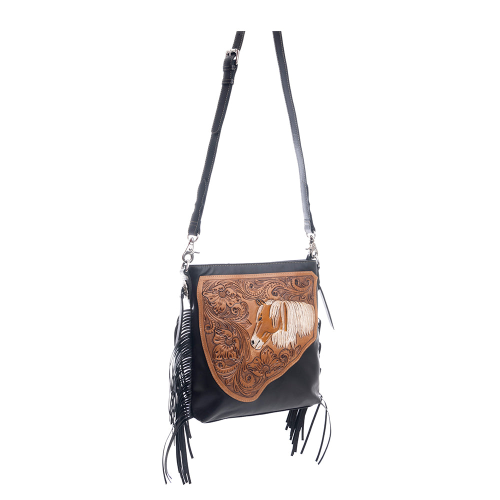 Stallion Spirit Hand-Tooled Bag - Myra USA