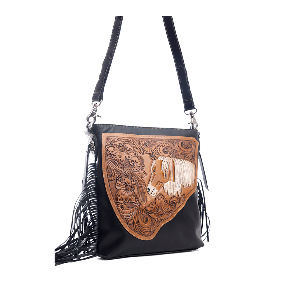 Stallion Spirit Hand-Tooled Bag - Myra USA