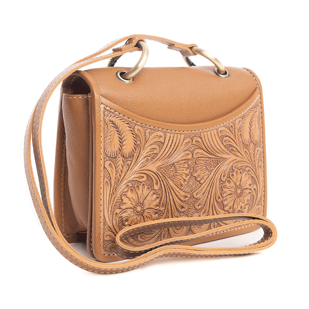 Breeze Wind Hand-Tooled Bag - Myra USA