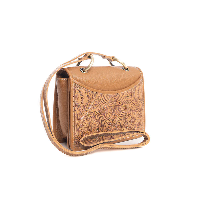 Breeze Wind Hand-Tooled Bag