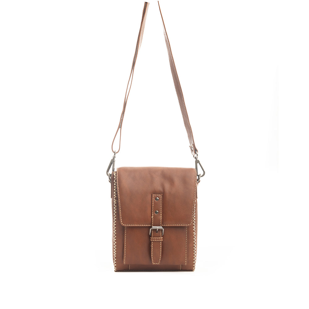 Cinnamon Trail Shoulder Leather Bag - Myra USA