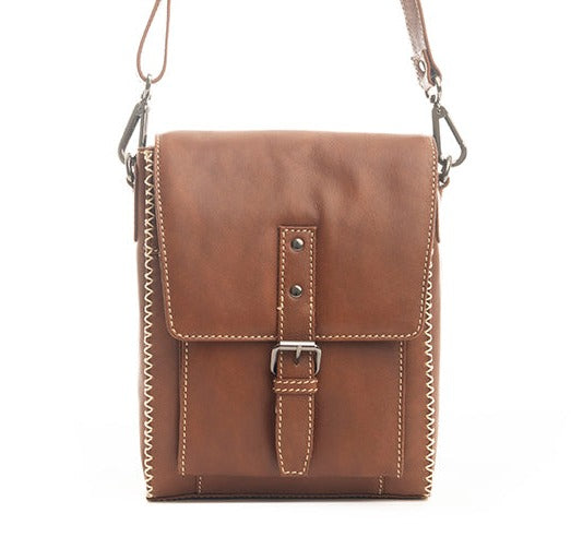 Cinnamon Trail Shoulder Leather Bag - Myra USA