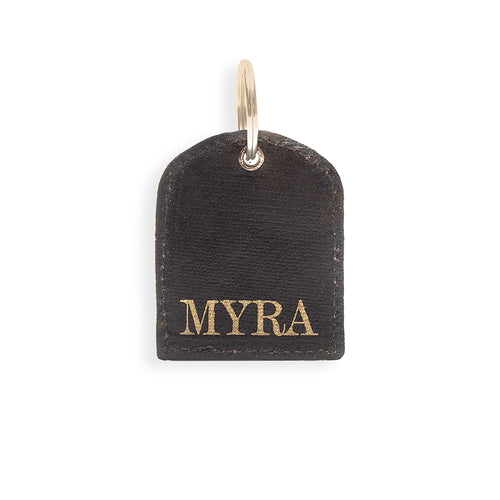 Mountain High Hand-tooled Leather Key Fob - Myra USA