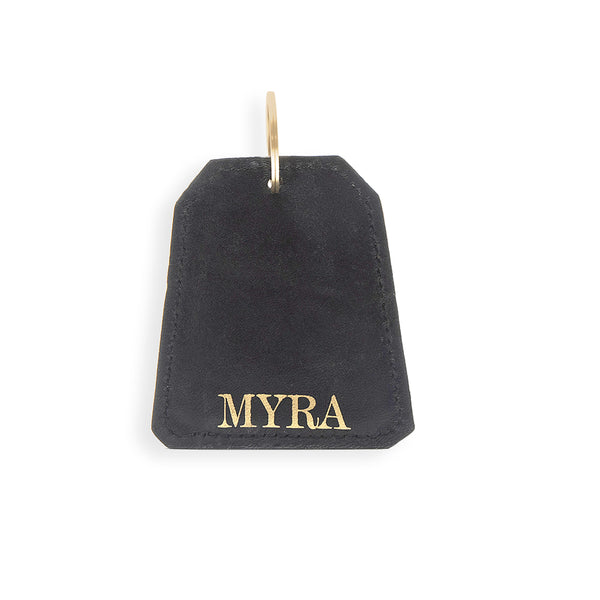 Salty Hill Hand-tooled Leather Key Fob - Myra USA