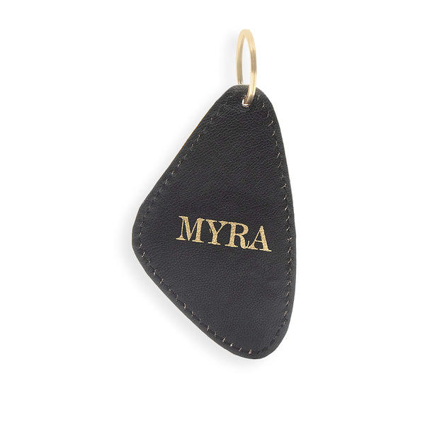 The Red Spade Hand-tooled Leather Key Fob - Myra USA