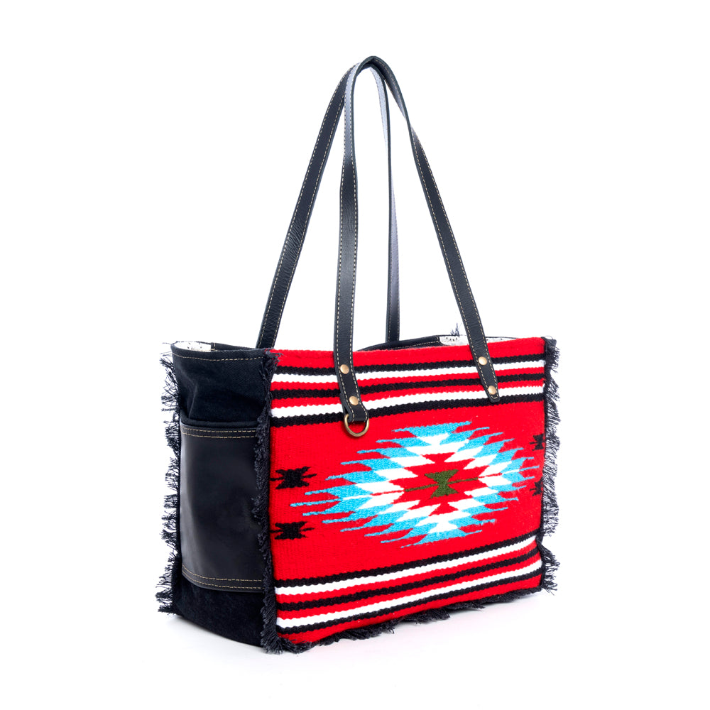 Algodones Small Bag in Red - Myra USA