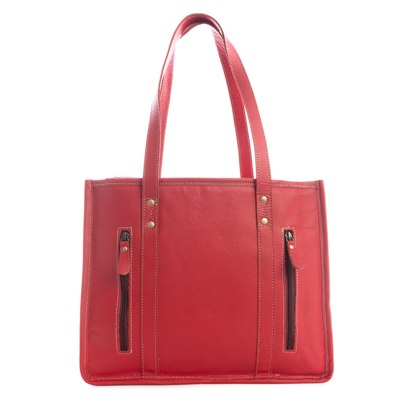 Questa Mesa Concealed-Carry Bag in Scarlet