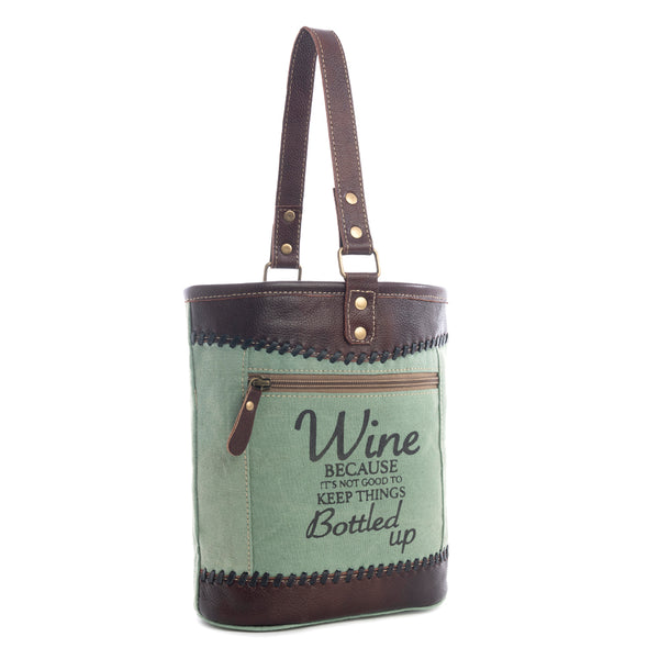 Bottled Up Double Wine Bag - Myra USA