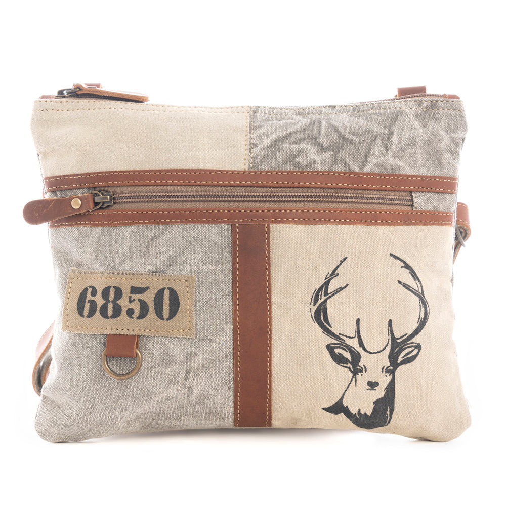 White Hart Deer Small Crossbody Bag - Myra USA