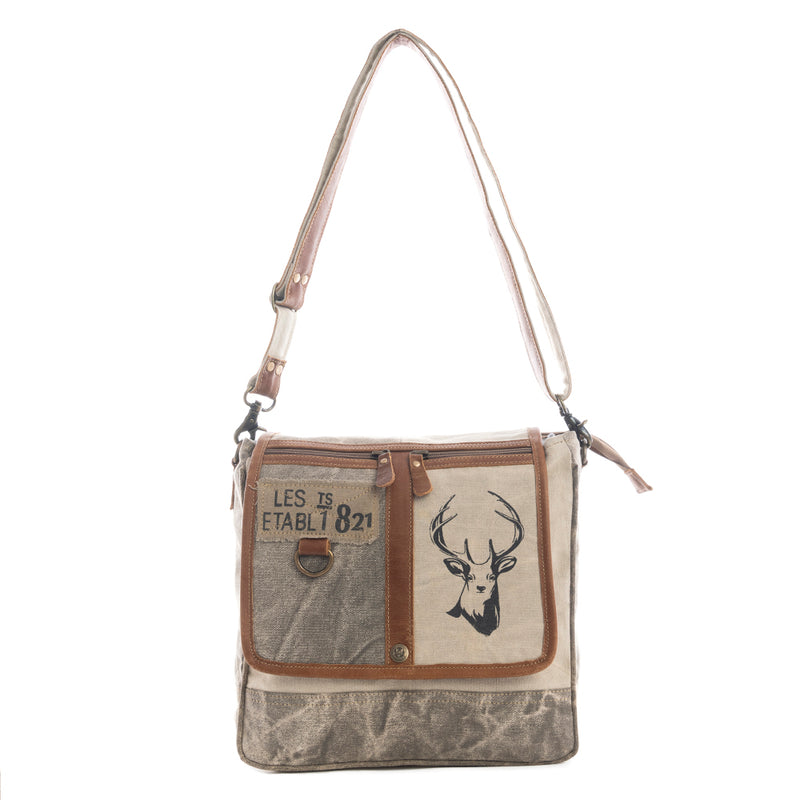 White Hart Deer Shoulder Bag