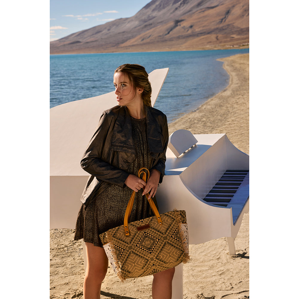 Bohemian Breeze Small Bag in Sand - Myra USA