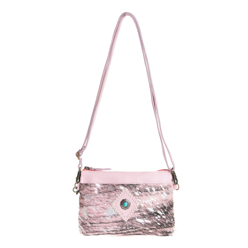 Eye of the Goddess Crossbody Bag in Rose