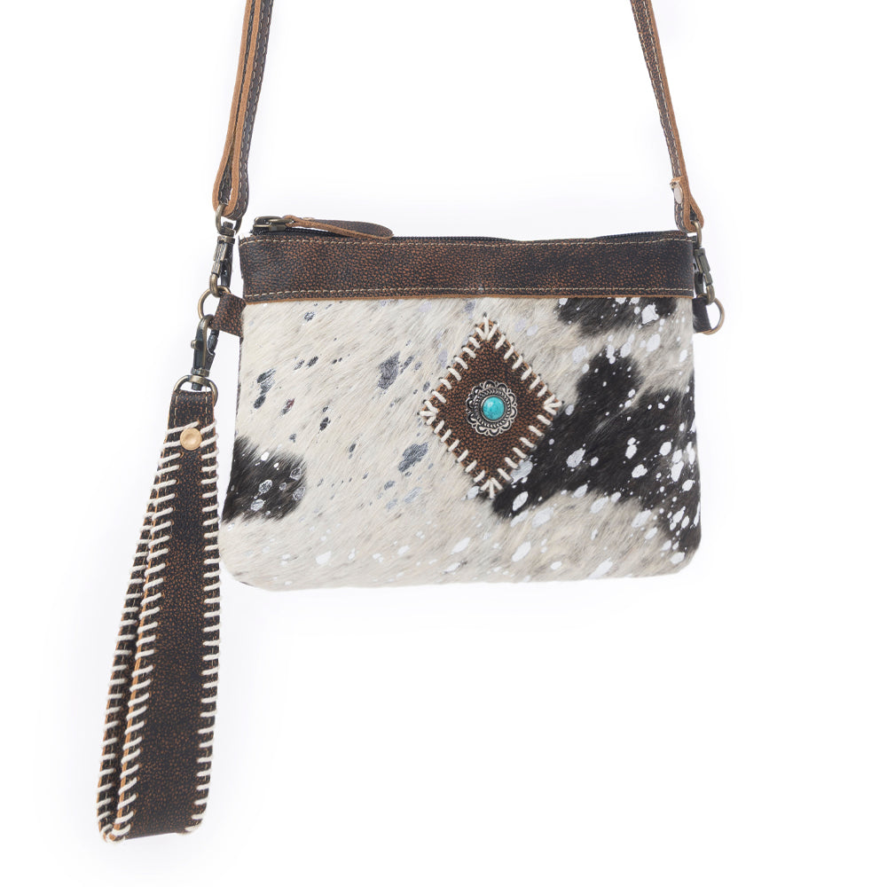 Eye of the Goddess Crossbody Bag in Black - Myra USA
