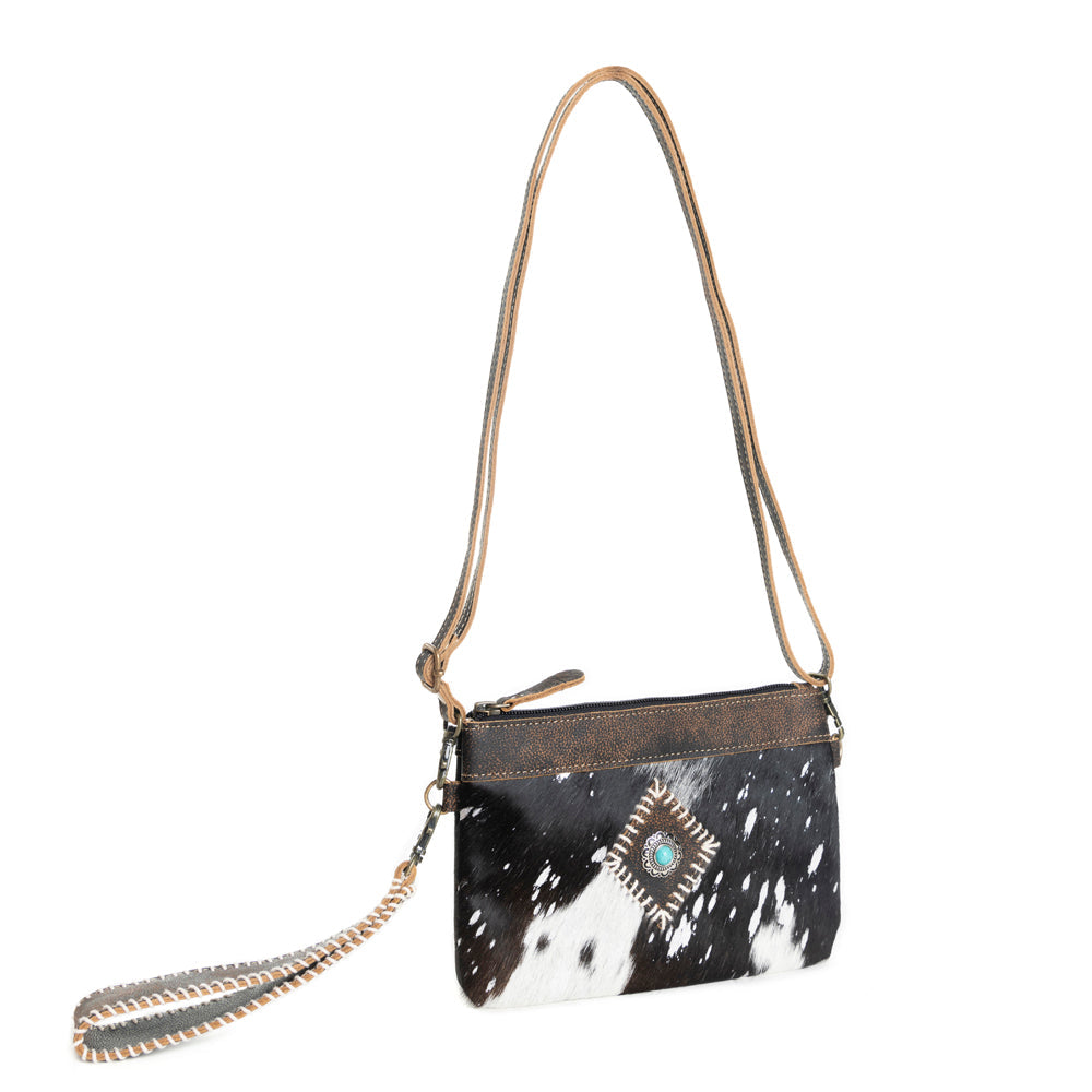 Eye of the Goddess Crossbody Bag in Black - Myra USA