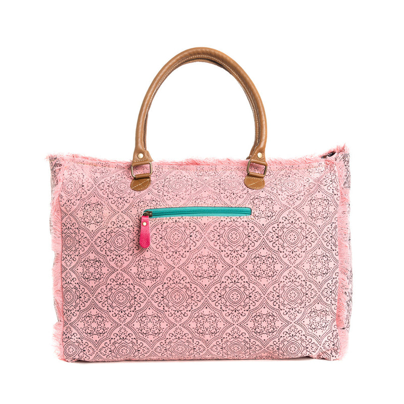 Triple Fork Ranch Weekender Bag in Rose