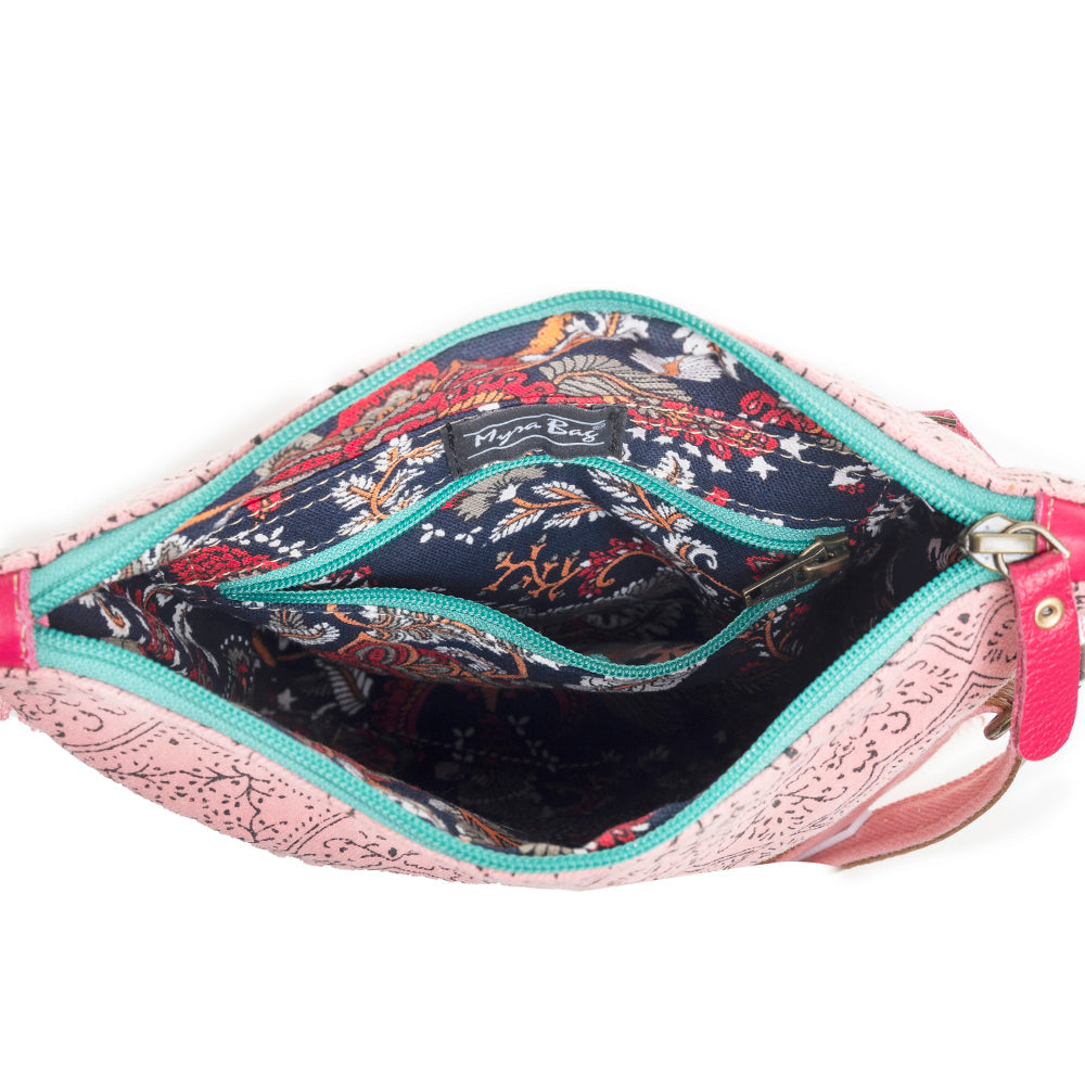 Triple Fork Ranch Crosbbody Bag in Rose - Myra USA