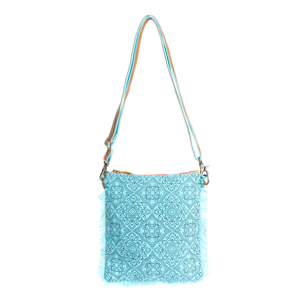Triple Fork Ranch Crosbbody Bag in Turquoise - Myra USA
