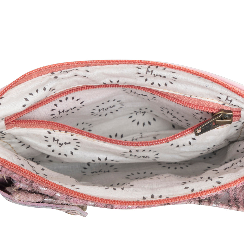 Wild Chic Phone Case Bag in Silver Fleck Pink - Myra USA