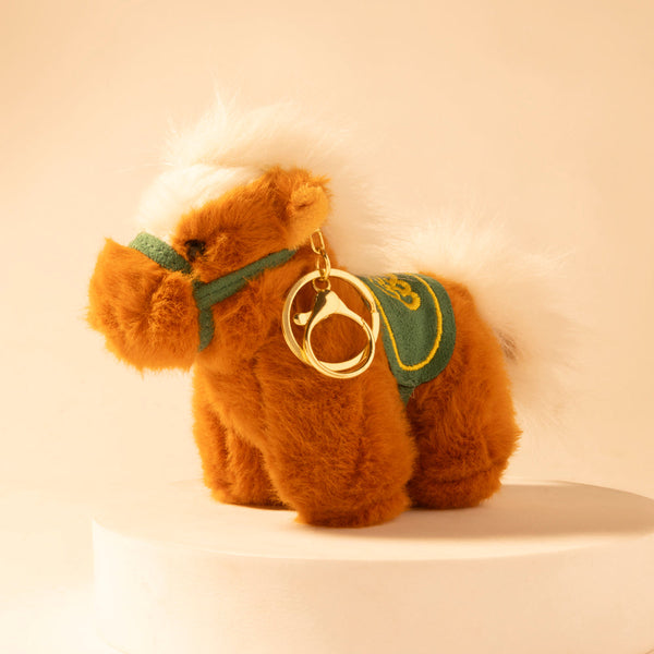 Western Whimsy Horse Bag Charm in Brown - Myra USA