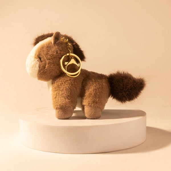 Saddle Sweetheart Bag Charm in Desert Fawn - Myra USA