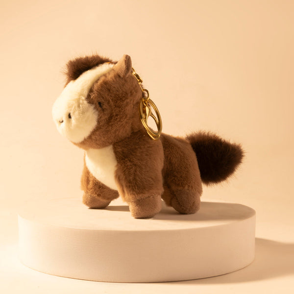 Saddle Sweetheart Bag Charm in Desert Fawn - Myra USA