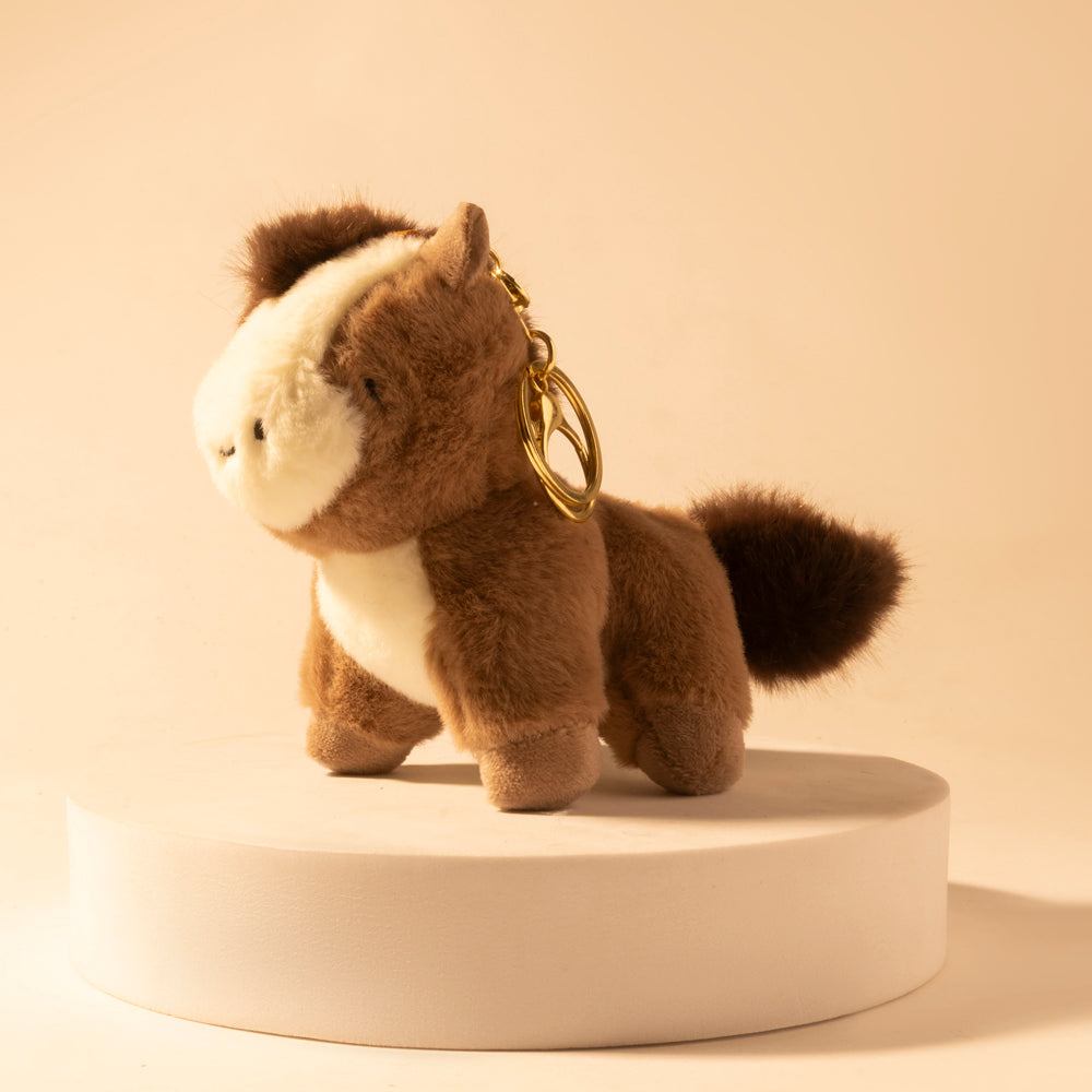 Saddle Sweetheart Bag Charm in Desert Fawn - Myra USA