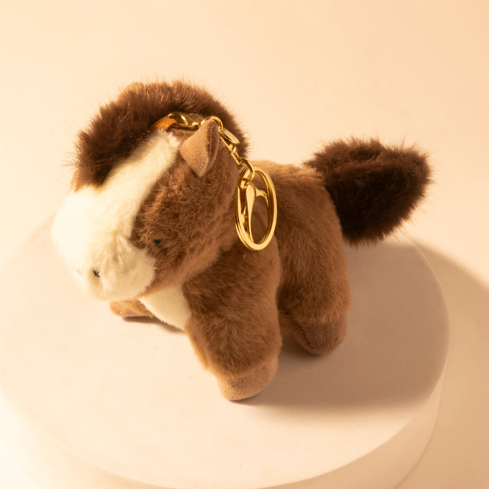 Saddle Sweetheart Bag Charm in Desert Fawn - Myra USA