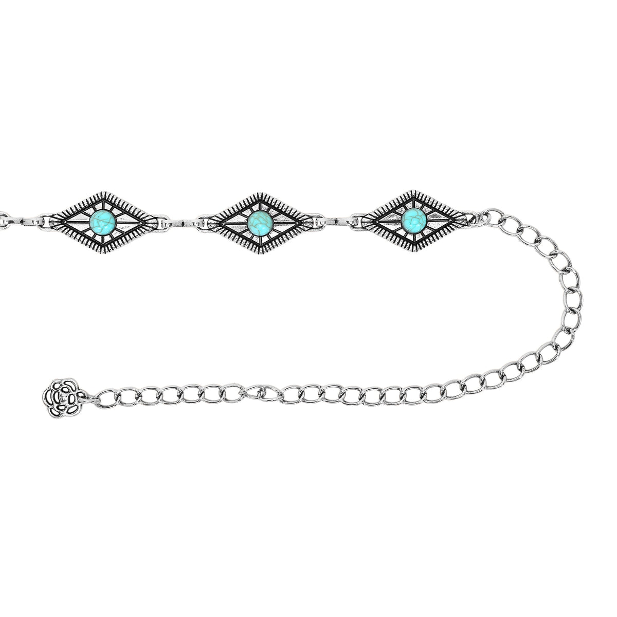 Myra Desert damsel Concho Chain Belt for Women - Myra USA