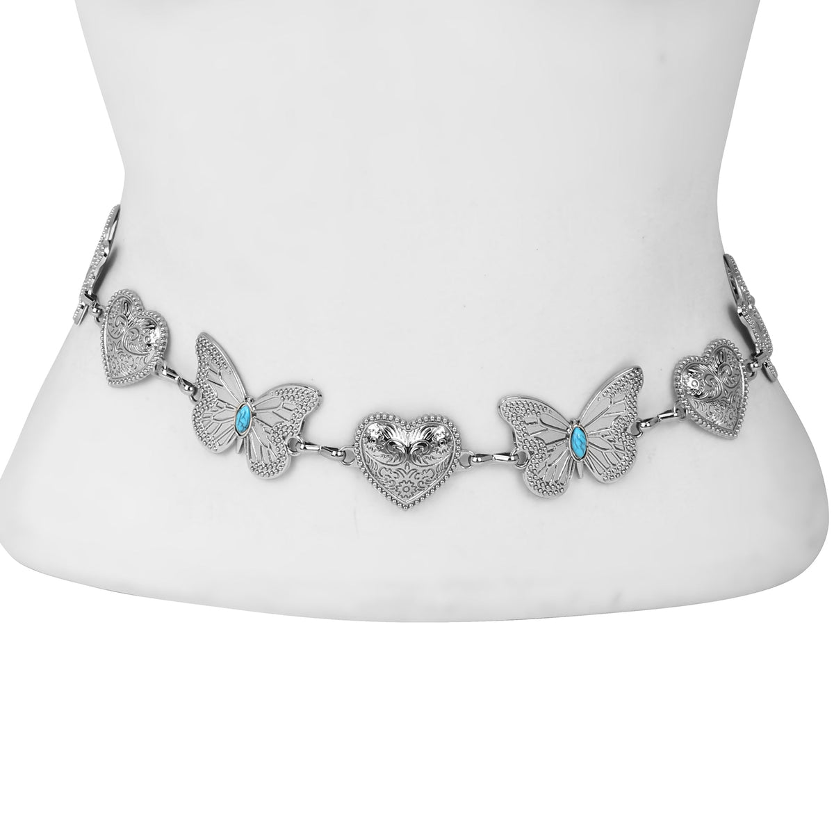 Myra Flutterstone Western Chain Belt for Women - Myra USA