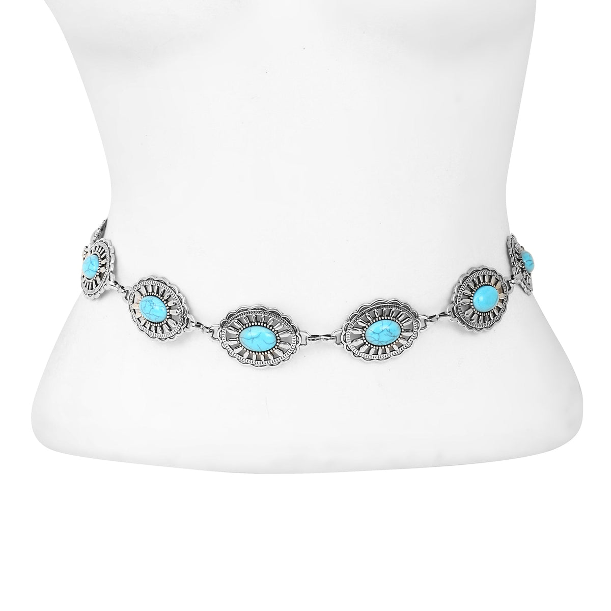 Myra Ranchera Stone Chain Belt for Women - Myra USA